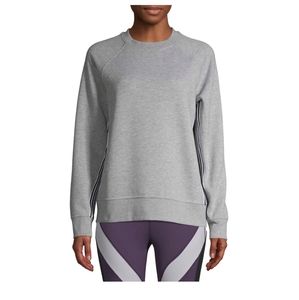 Avia Athleisure Tape Stripe Crewneck Sweatshirt